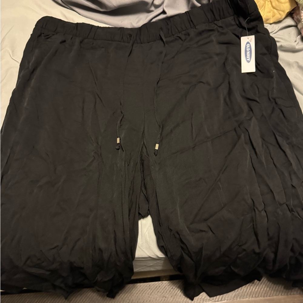 Old Navy Plus Size Black Trousers